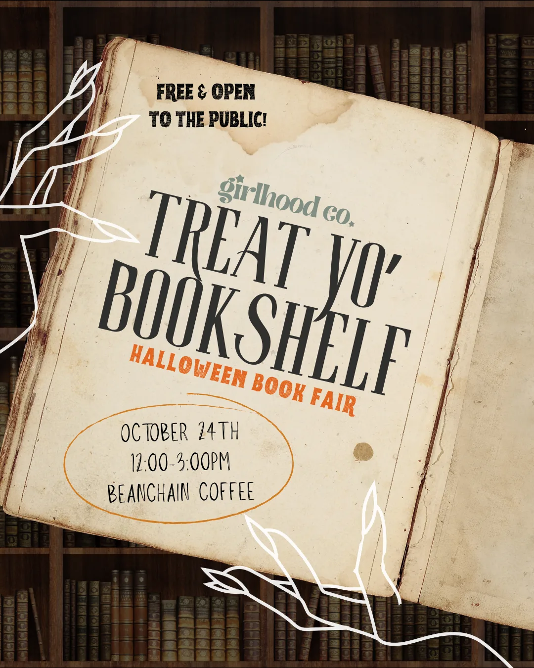 A picture from Treat Yo' Bookshelf: Halloween Book Fair
